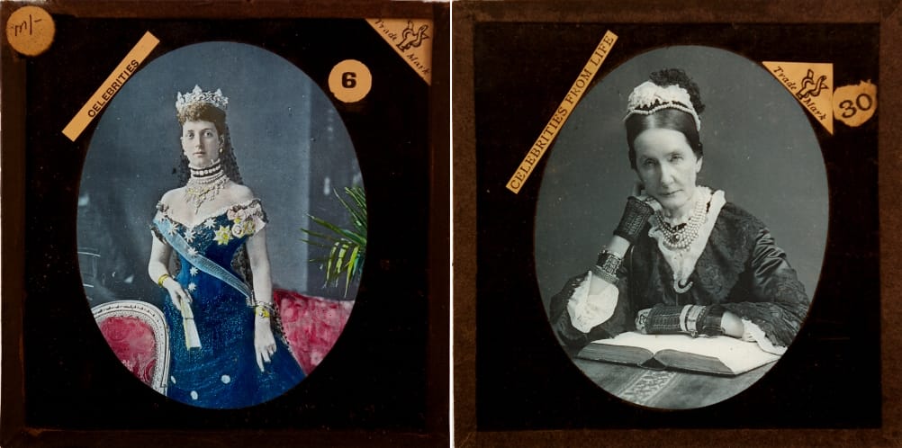 Queen Alexandra and Baroness Burdett Coutts from a series of celebrities from the Philip and Rosemary Banham ( © 2015 Philip and Rosemary Banham)