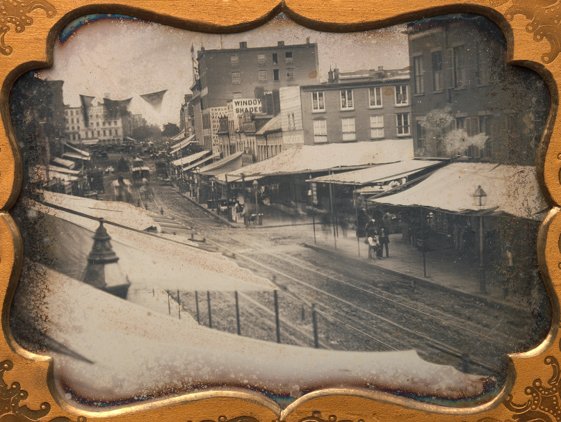 This might be the oldest known photograph of New York City. The daguerrotype was taken in 1839 or 1840 from the rooftop studio of Samuel F.B. Morse and John Draper, who worked together at New York University. (via Ephemeral New York)