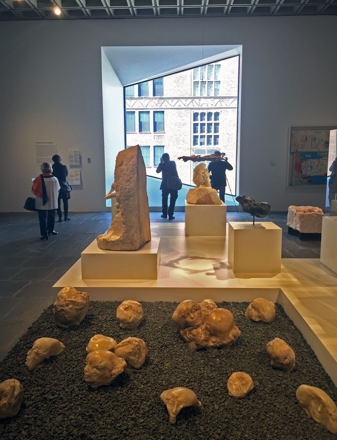 Installation view of 'Unfinished' at the Met Breuer