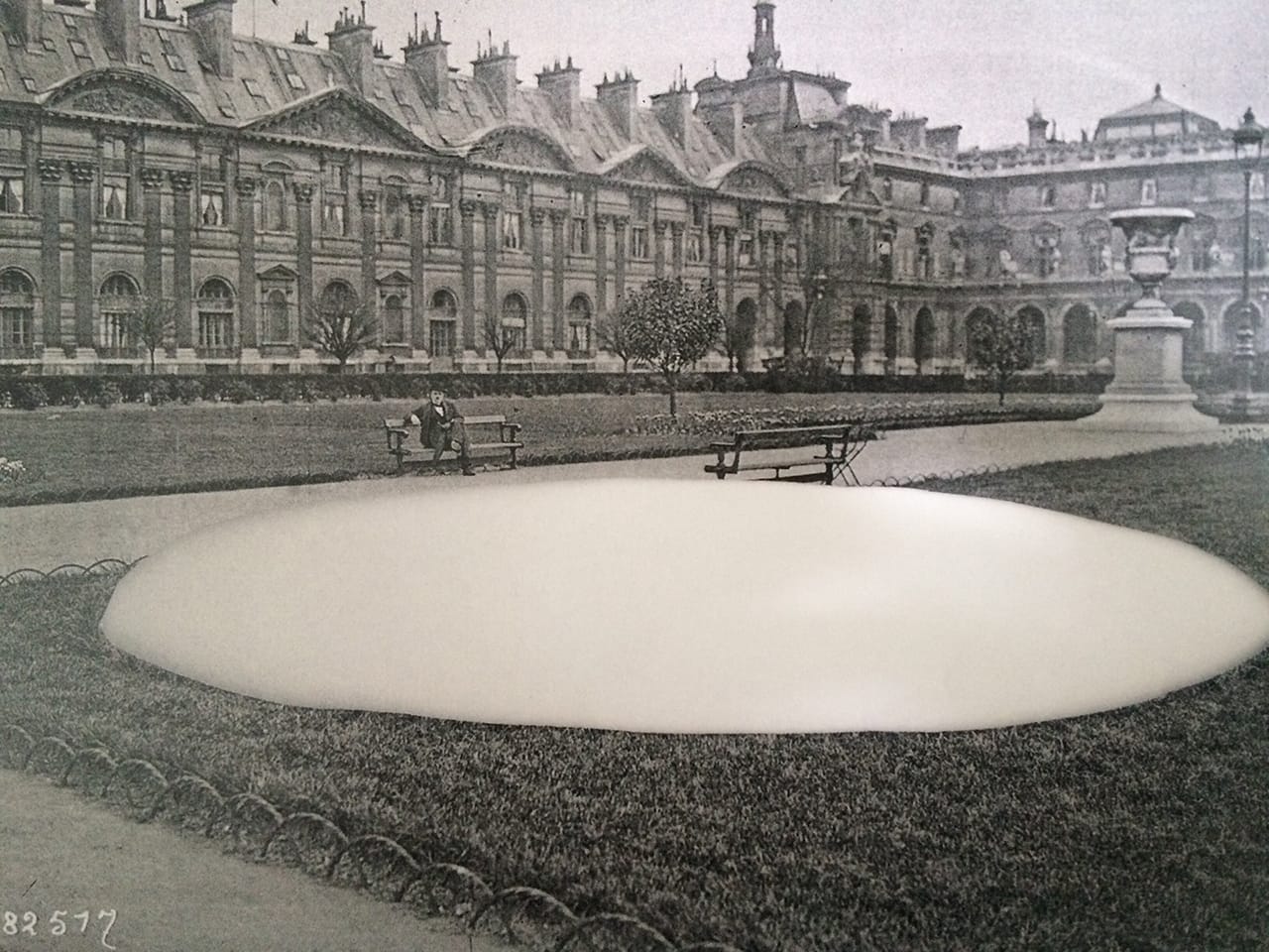 Tulips: Photograph taken on 12 April 1923 in the Jardin des Tuileries, Paris, France. It depicts a portion of the 300,000 flowers gifted by the Netherlands.