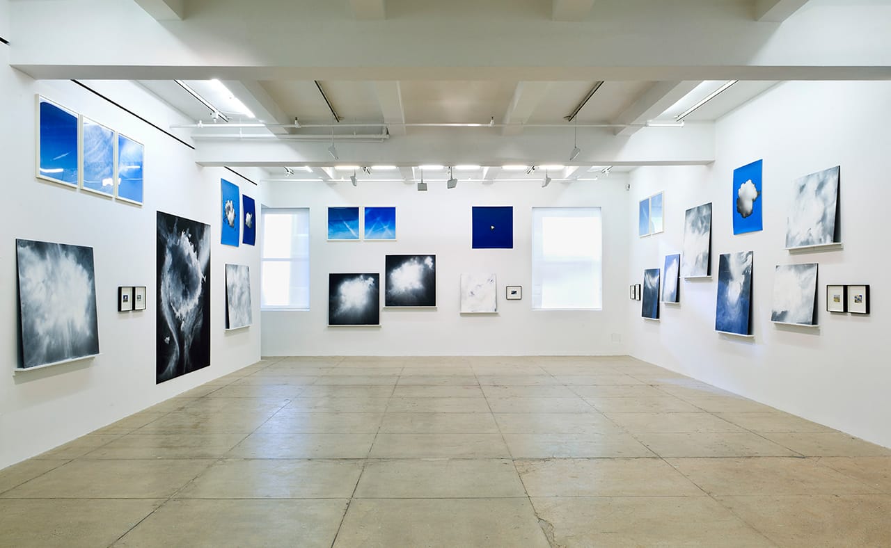 Installation view, Tacita Dean, 'A Concordance of Fifty American Clouds' (2015–16) (click to enlarge)