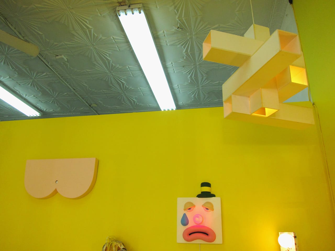 Installation view of 'The Lamp Show' at 99¢ Plus