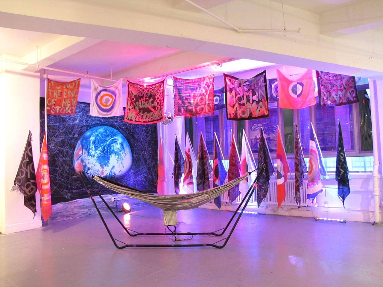 Lise Haller Baggesen, "Mothernism" (2013–16), multimedia installation, dimensions variable (photo by Michelle O’Connell, courtesy The Elizabeth Foundation for the Arts) (click to enlarge)