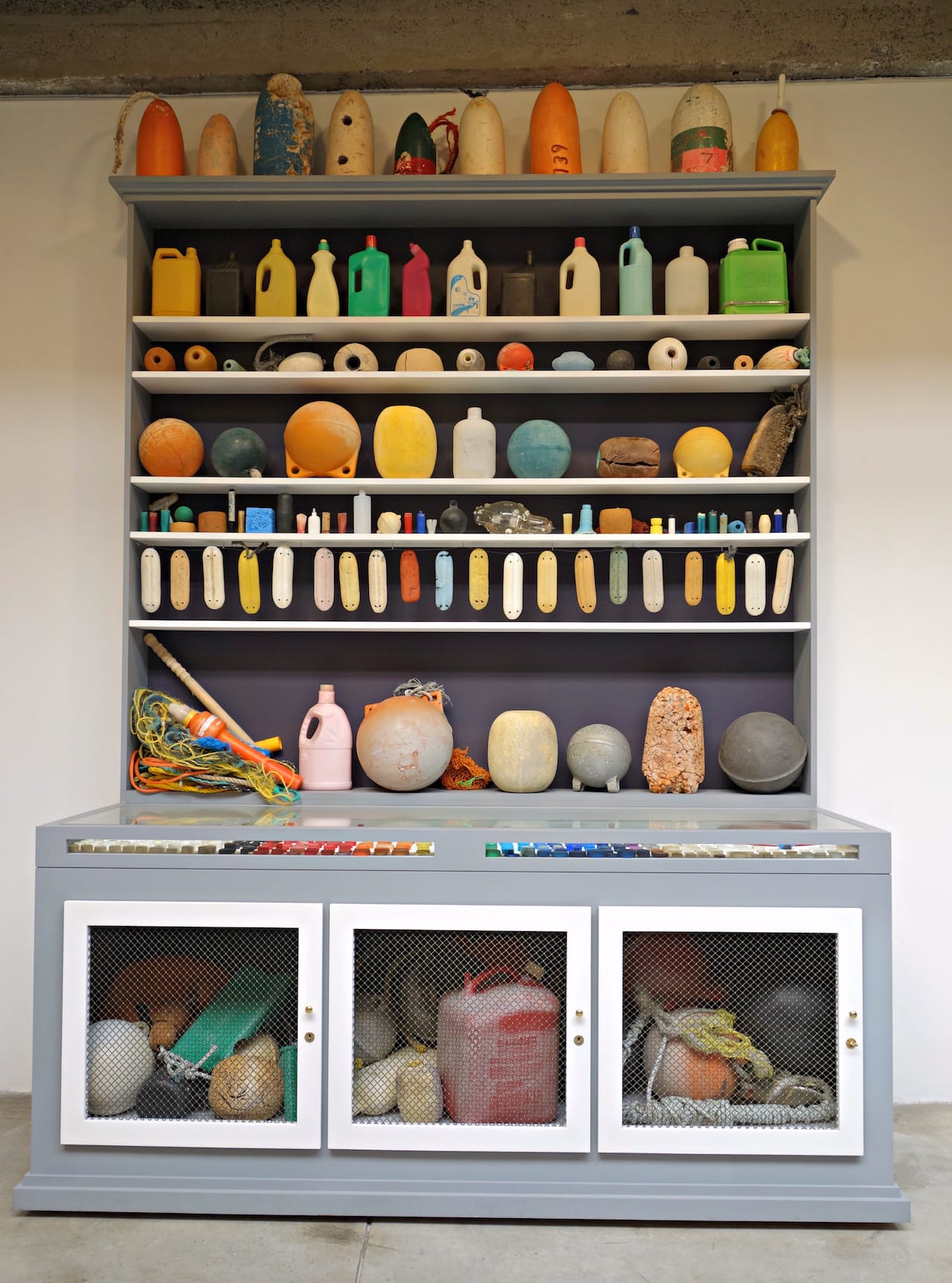 Installation view of 'The Library for the Birds of New York and Other Marvels' at Tanya Bonakdar Gallery 