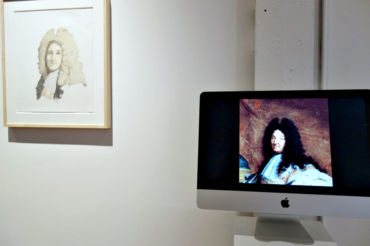 Installation view of 'Michelle Vaughan: Generations' at Theodore:Art (photo by the author for Hyperallergic)