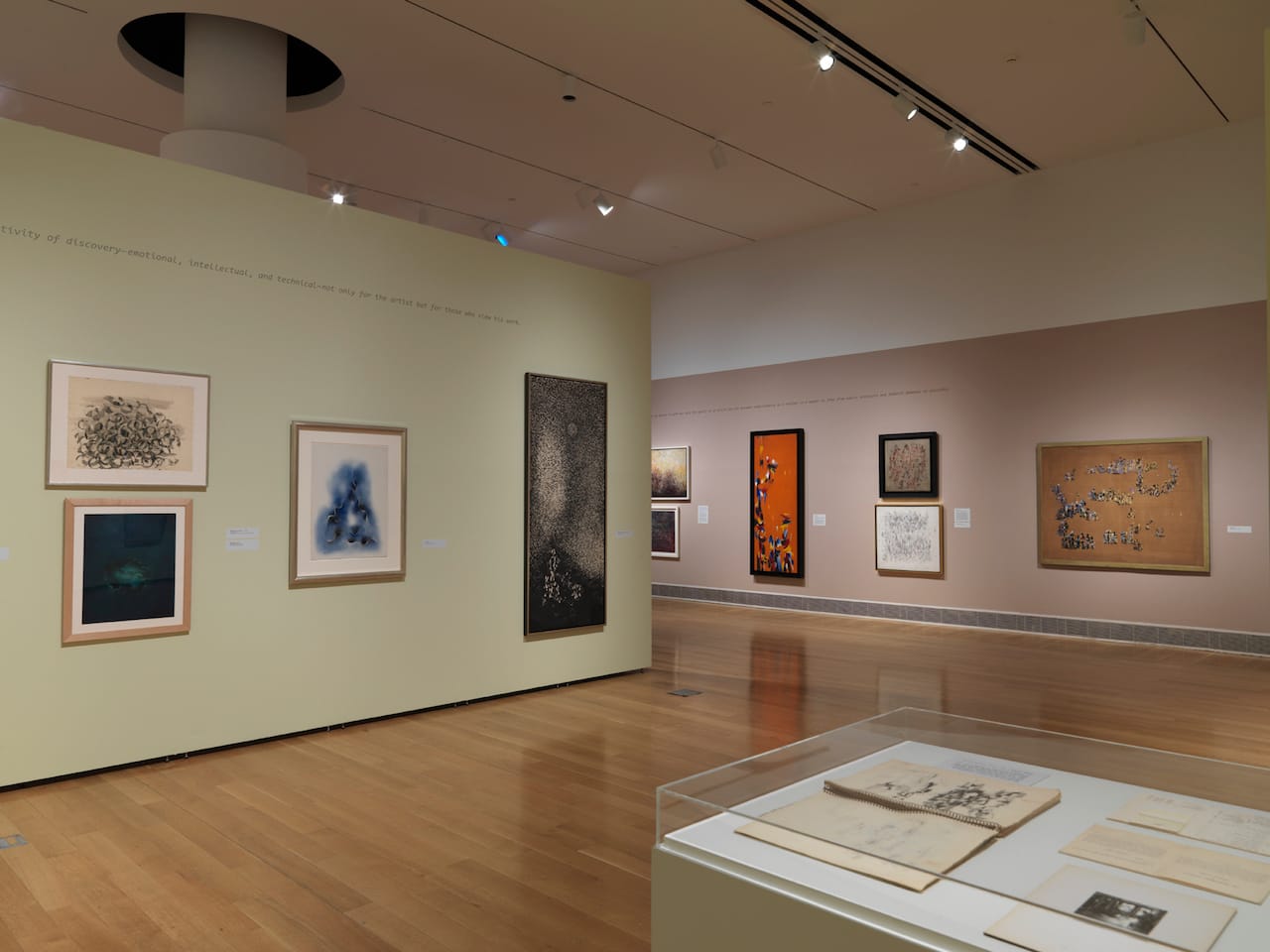 Installation view of 'Procession: The Art of Norman Lewis' at the Pennsylvania Academy of the Fine Arts (photo courtesy the Pennsylvania Academy of the Fine Arts)