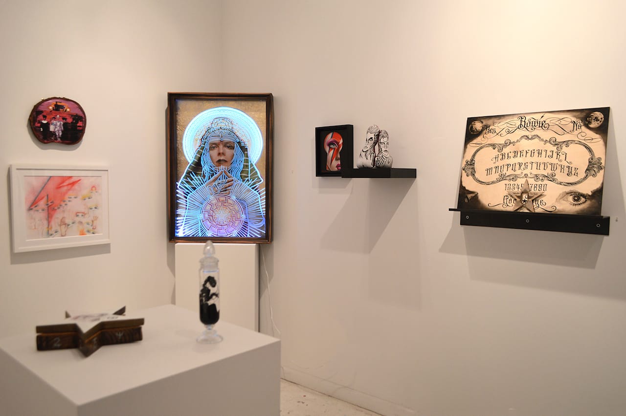 'Saint Bowie' installation view (all photos courtesy Stephen Romano Gallery)