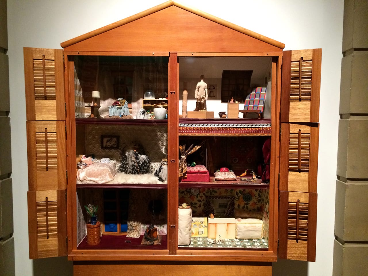 Miriam Schapiro, "Dollhouse" (1972) (click to enlarge)