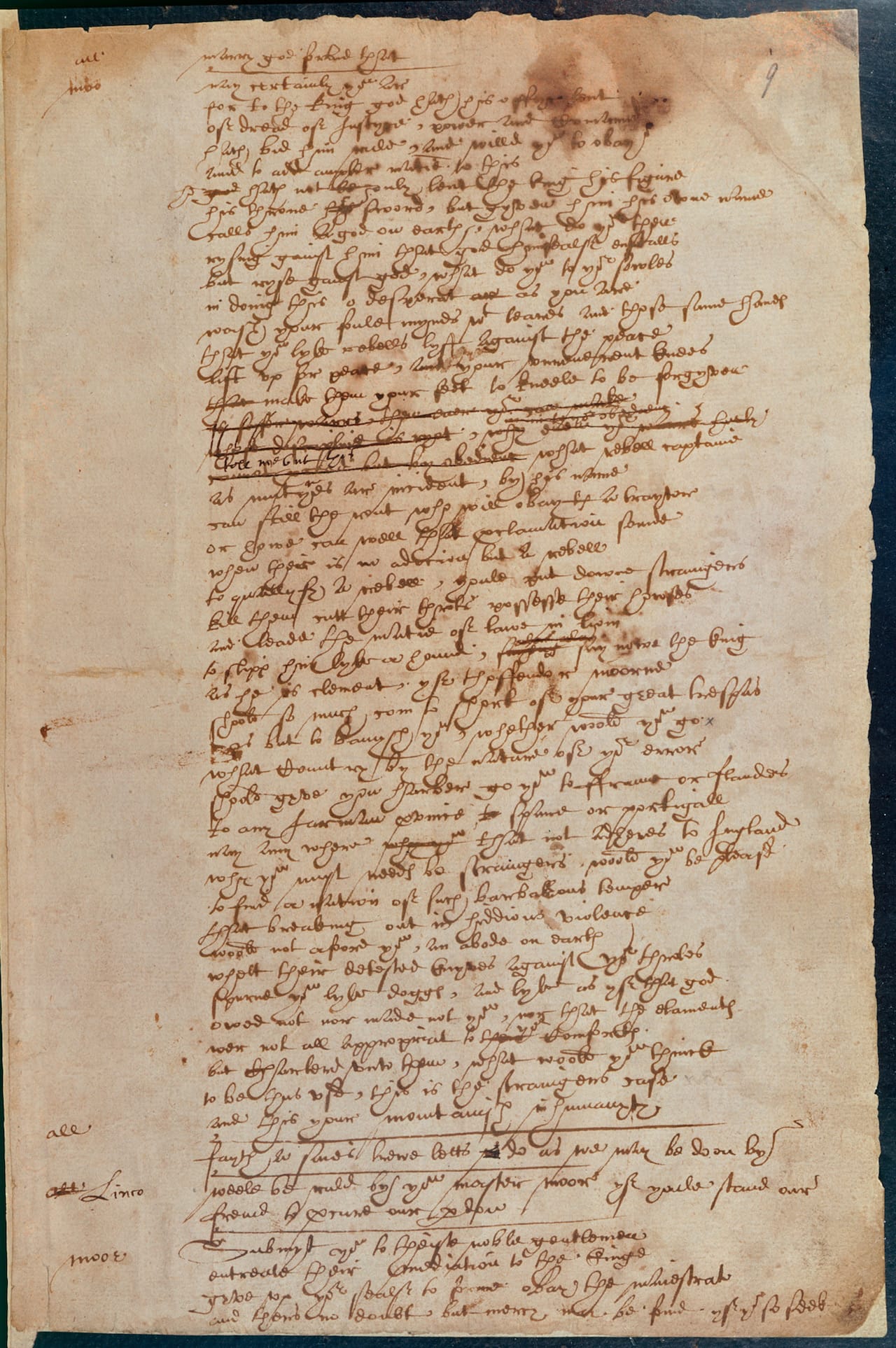 Shakespeare's handwriting in The Book of Sir Thomas More, The British Library - See more at: http://www.bl.uk/press-releases/2016/march/discovering-literature-shakespeare#sthash.eHyvPPhe.dpuf