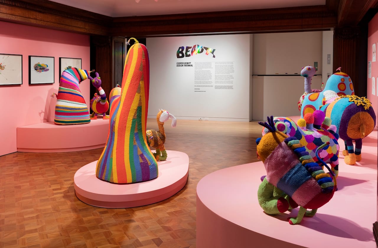 Installation view of "Beauty—Cooper Hewitt Design Triennial." Photo by Matt Flynn © 2016 Cooper Hewitt, Smithsonian Design Museum