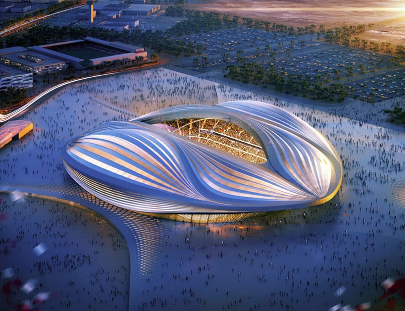 Zaha Hadid's design for Qatar's 2022 FIFA World Cup stadium (courtesy of Zaha Hadid Architects)