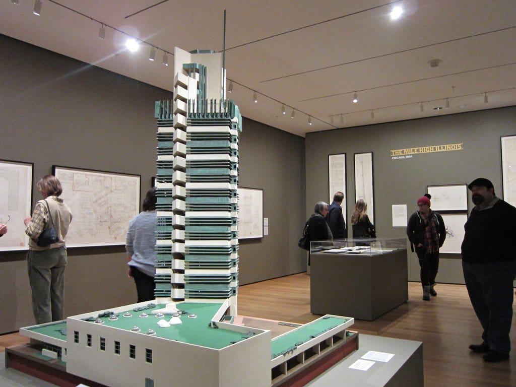 From the 2014 exhibition 'Frank Lloyd Wright and the City: Density vs. Dispersal' (all photos by Allison Meier)