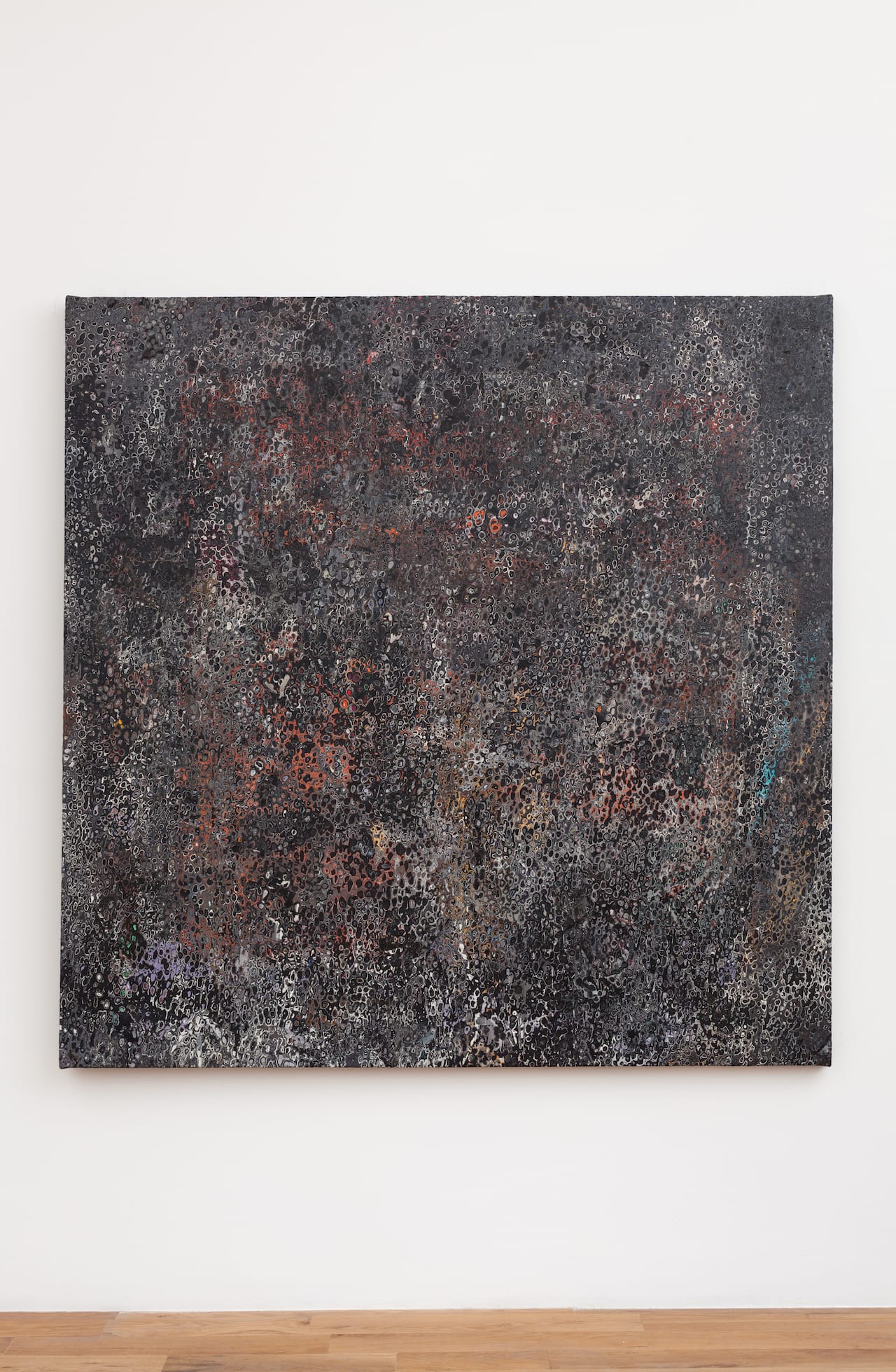 Andrew Jensdotter, "Artforum September 1965" (2016), acrylic on canvas, 63 x 63 in