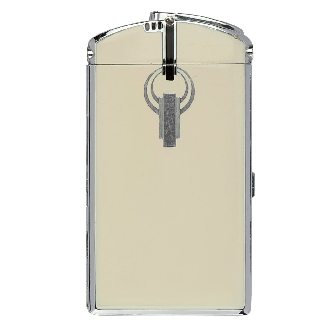 Magna Case combination lighter and cigarette case (United States, 1934), produced by Ronson Art Metal Works, Newark, New Jersey (© Rodney and Diana Capstick-Dale)