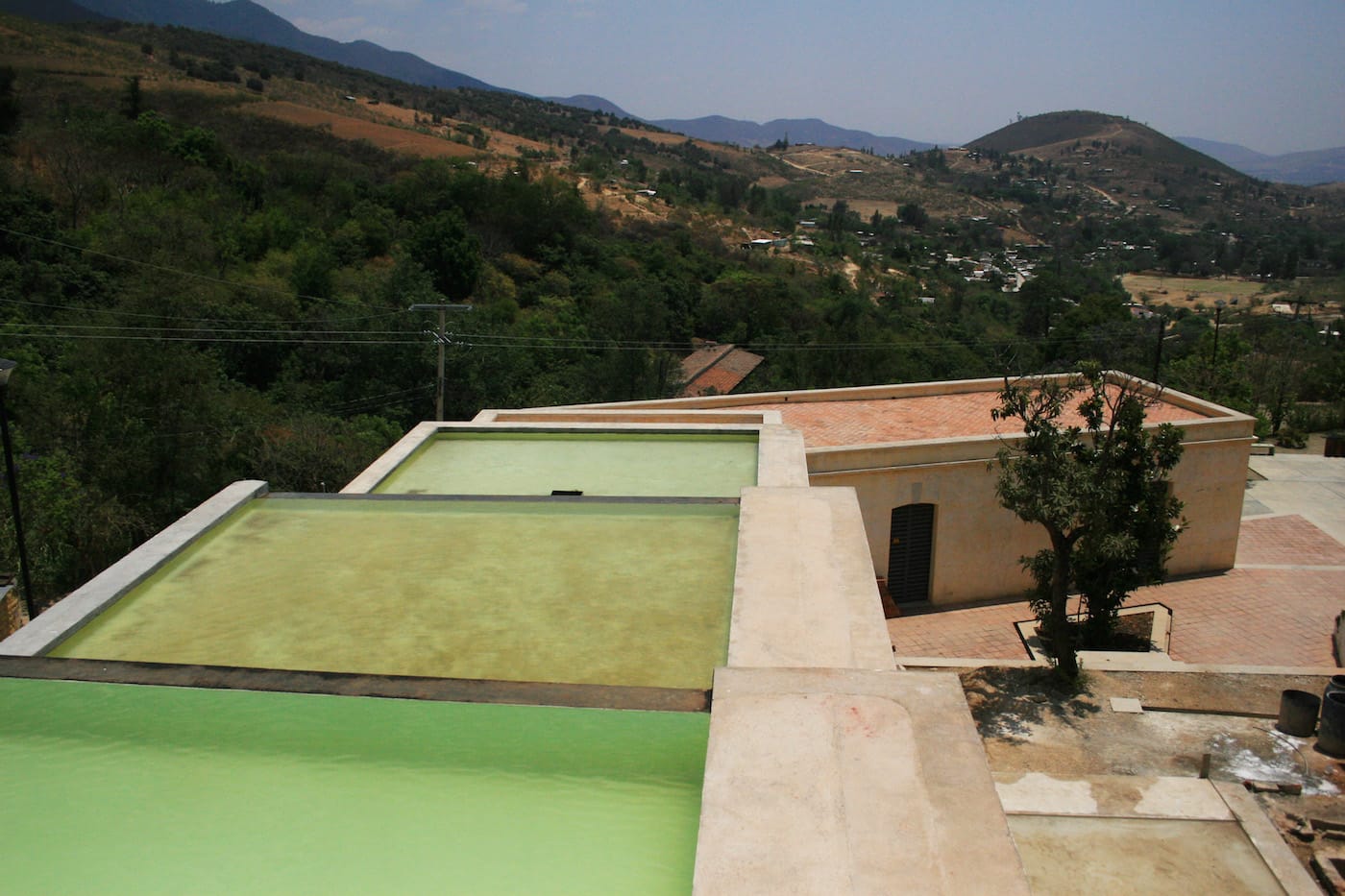 The view across the rooftops of the Centro de las Artes de San Agustín (all photos by and courtesy Rodrigo Suárez)