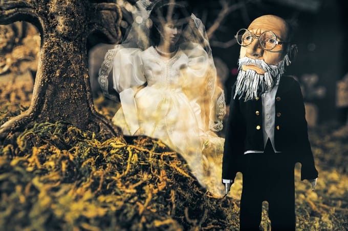 Mockup of a puppet reenactment for 'No Place for the Living' (courtesy Ronni Thomas)