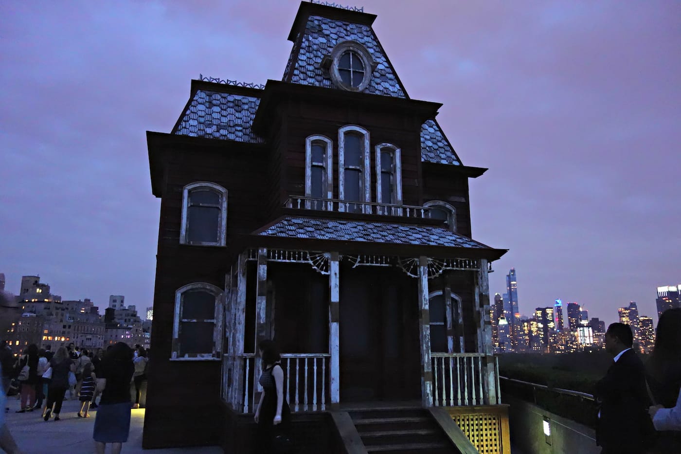 Cornelia Parker, "Transitional Object (PsychoBarn)" on the roof of the Metropolitan Museum of Art