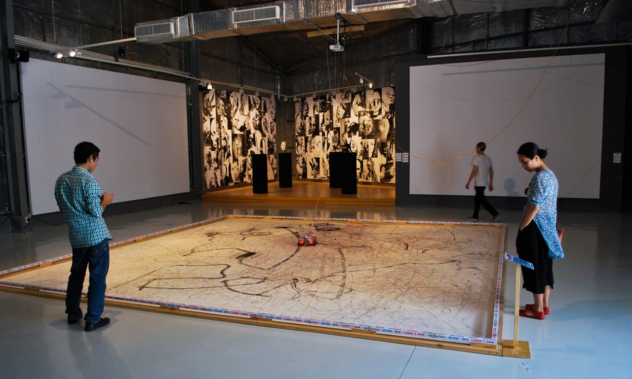 “License 2 Draw,” (2014) by Ưu Đàm Trần Nguyễn.