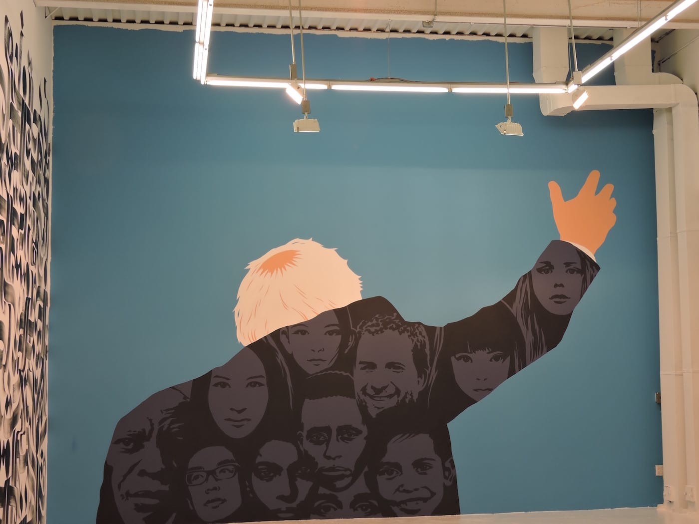 Dan Buller HVW8, "People's President" (2016) (image by author for Hyperallergic) 