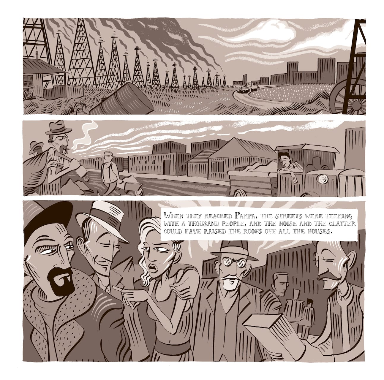 Page from 'Woody Guthrie and the Dust Bowl Ballads' (courtesy Abrams Books)