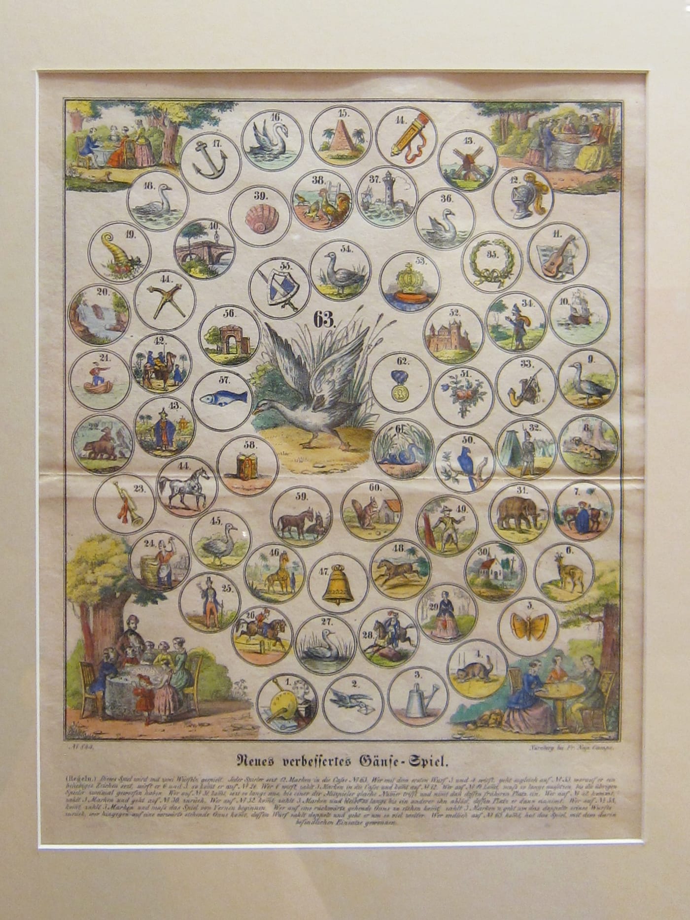 "Neues verbessertes Ganse-Spiel" (click to enlarge)