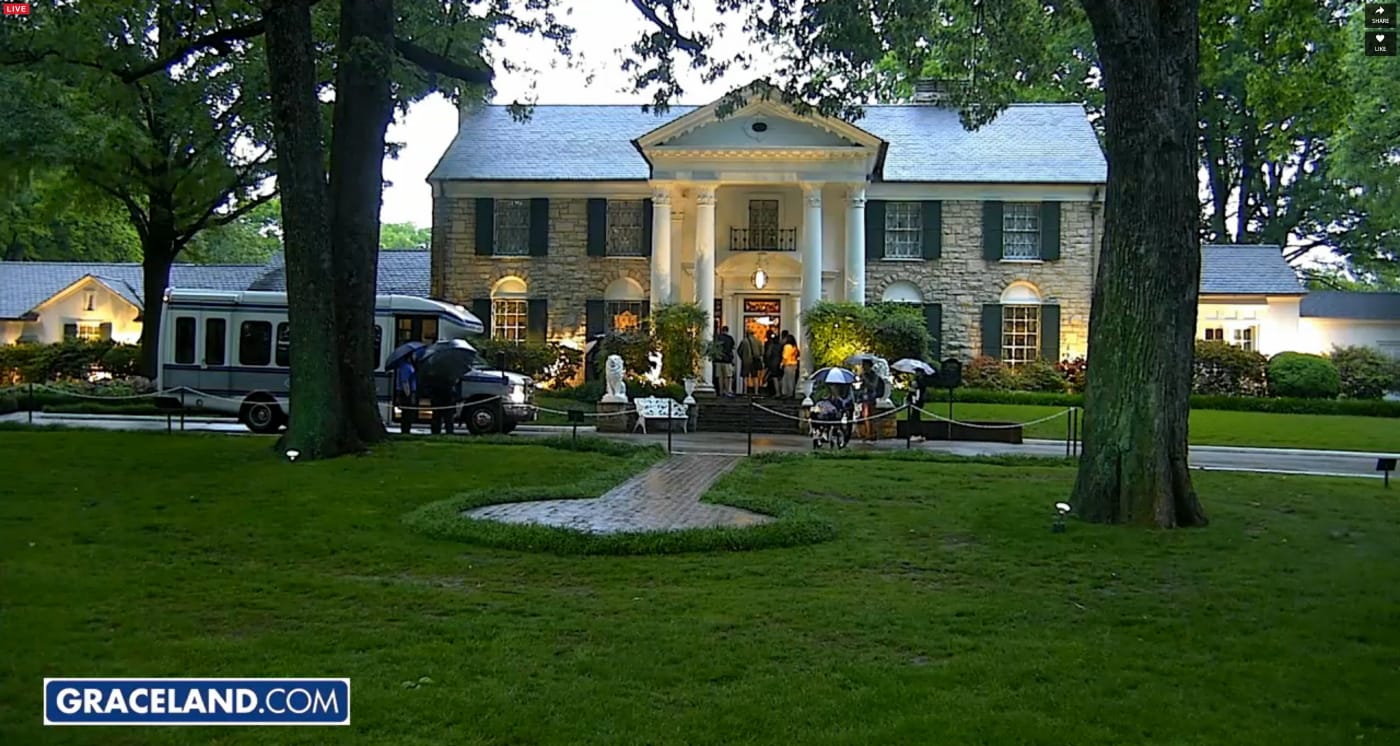 Webcam at Graceland in Memphis