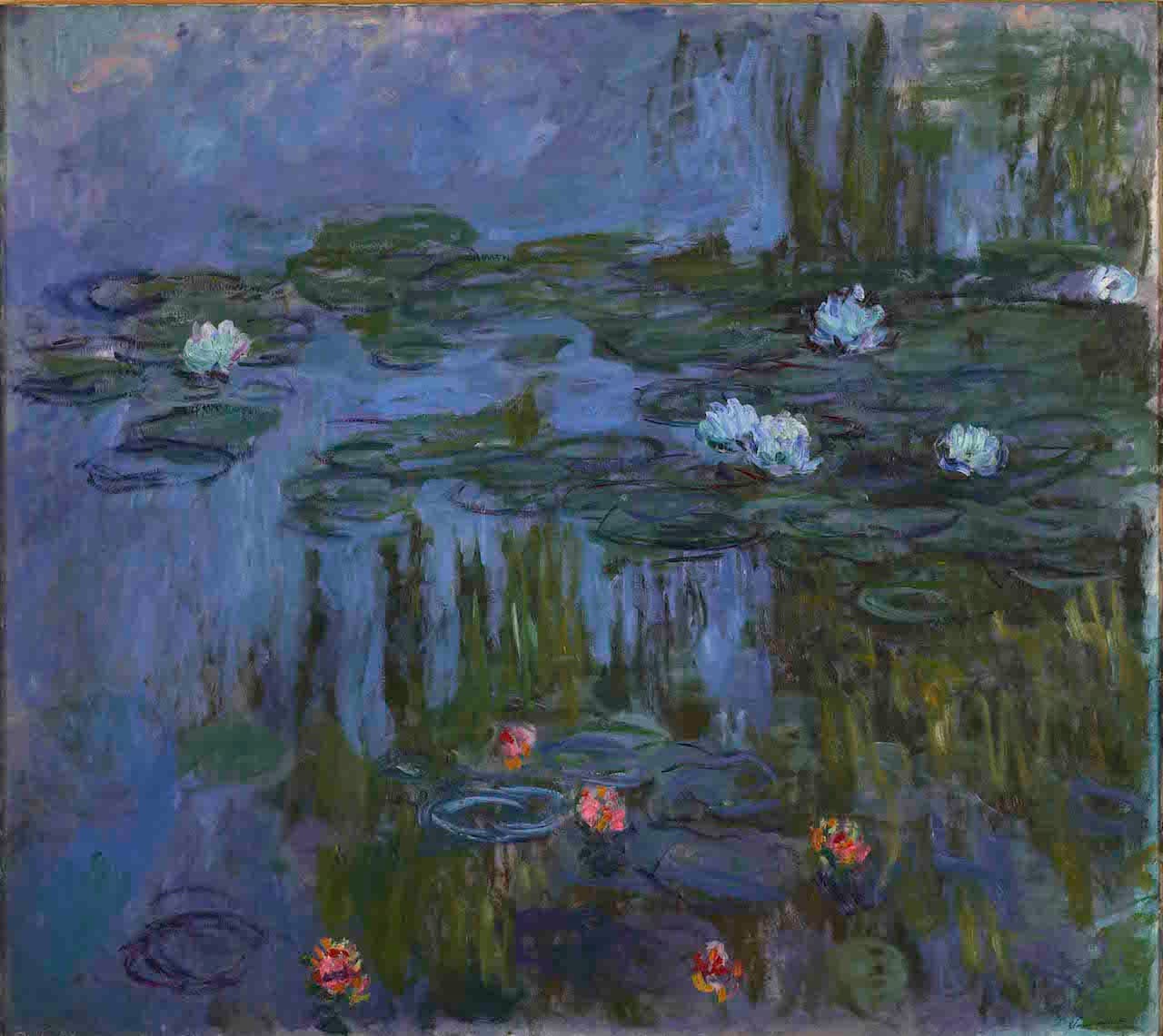 Claude Monet, Nympheas (Waterlilies), 1914-15 Oil on canvas, 160.7 x 180.3 cm Portland Art Museum, Oregon. Museum Purchase: Helen Thurston Ayer Fund, 59.16 Photo (c) Portland Art Museum, Portland, Oregon 