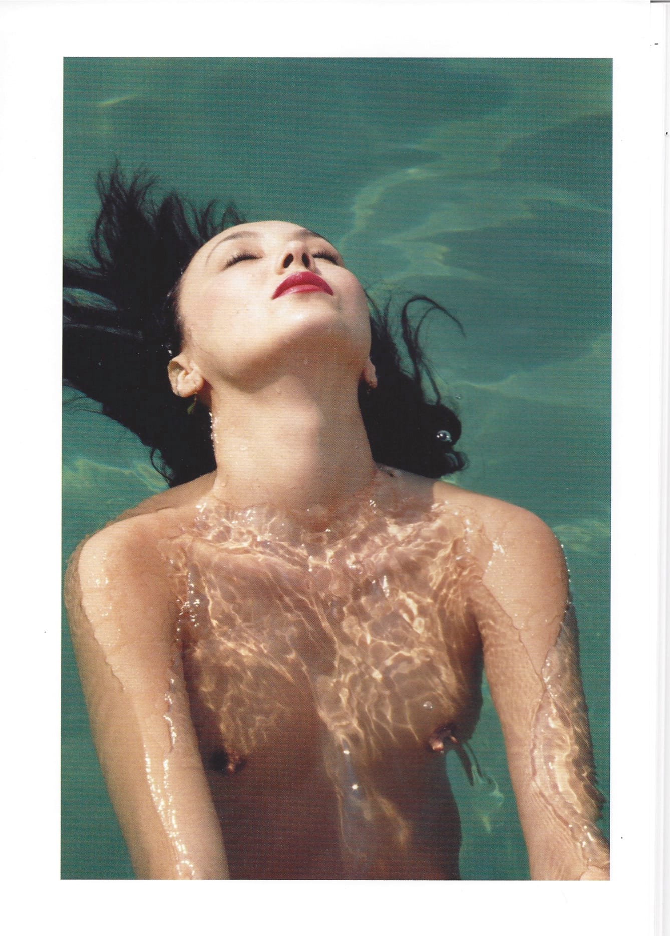 Jacques Henri Lartigue, “Marie Bailey, Eden Roc, Cap d’Antibes, September 1977,” published in 'Lartigue, Life in Color,' Abrams, September 2015 (© Ministère de la Culture - France / AAJHL, courtesy Hyperion Press Ltd., New York)