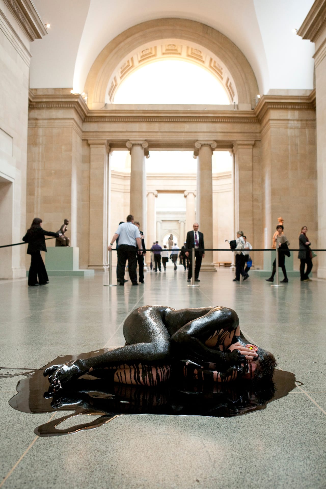 Liberate Tate, "Human Cost" (2011) (photo by Amy Scaife)
