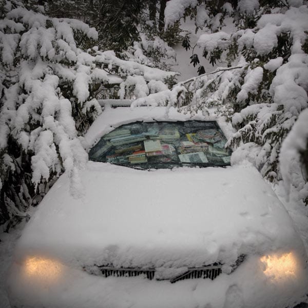 Anthony Goicolea, "Library" (2010), C-print on Di-Bond with Non-Glare UV Plexi Face Mount (image courtesy of Artbridge)