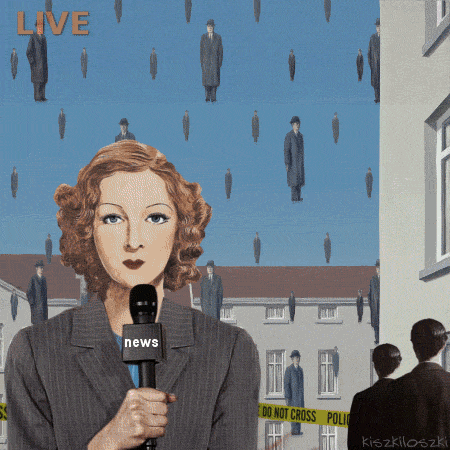 magritte golconda tv news