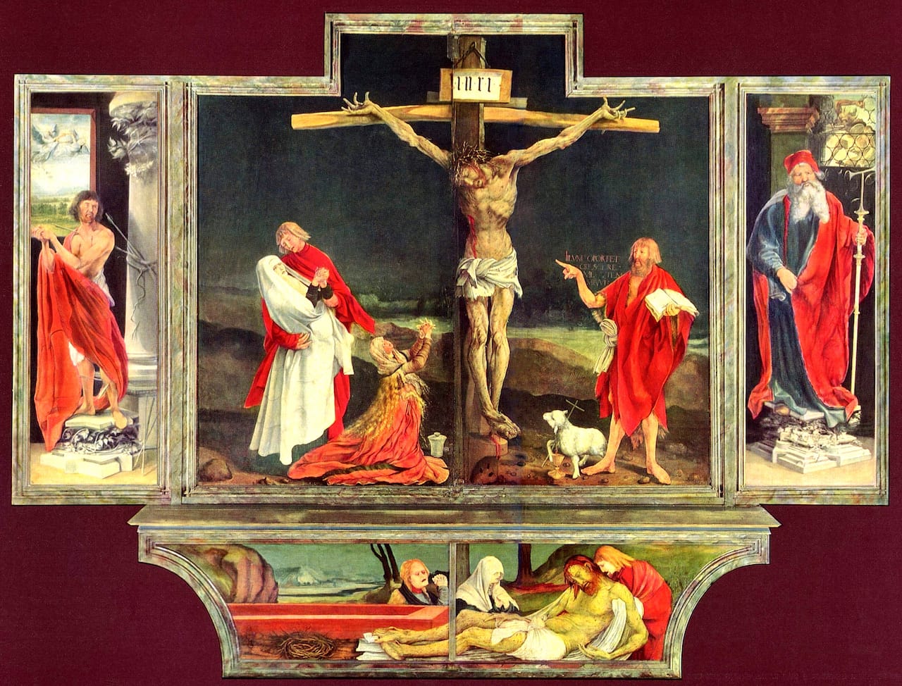 Matthias Grünewald, "Isenheim Altarpiece" (1512–16) (image courtesy Verso Books)