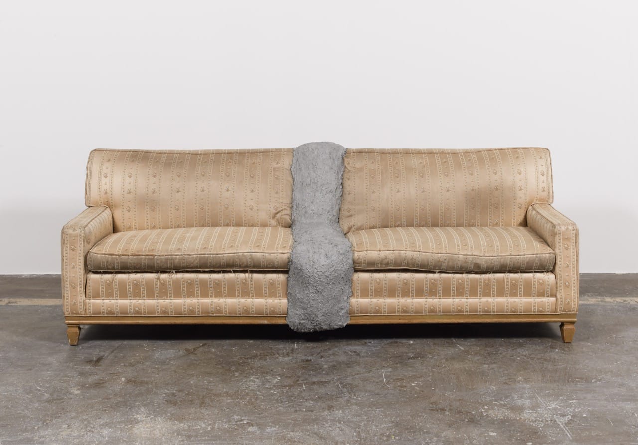 Rodney McMillian “Couch (1)” 2012 Courtesy the artist and Maccarone, New York/Los Angeles