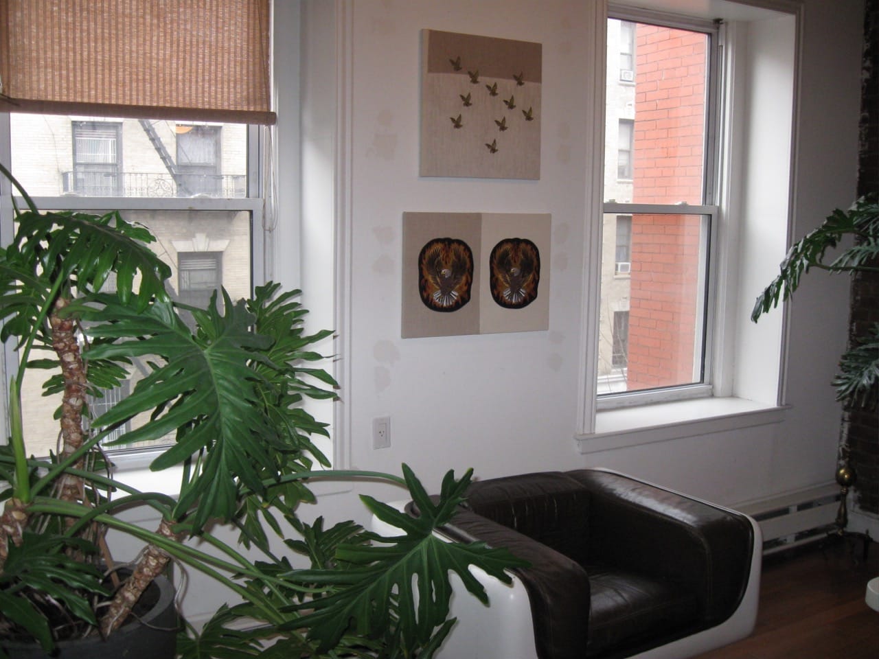 Comfortable chair and natural light in the reading room