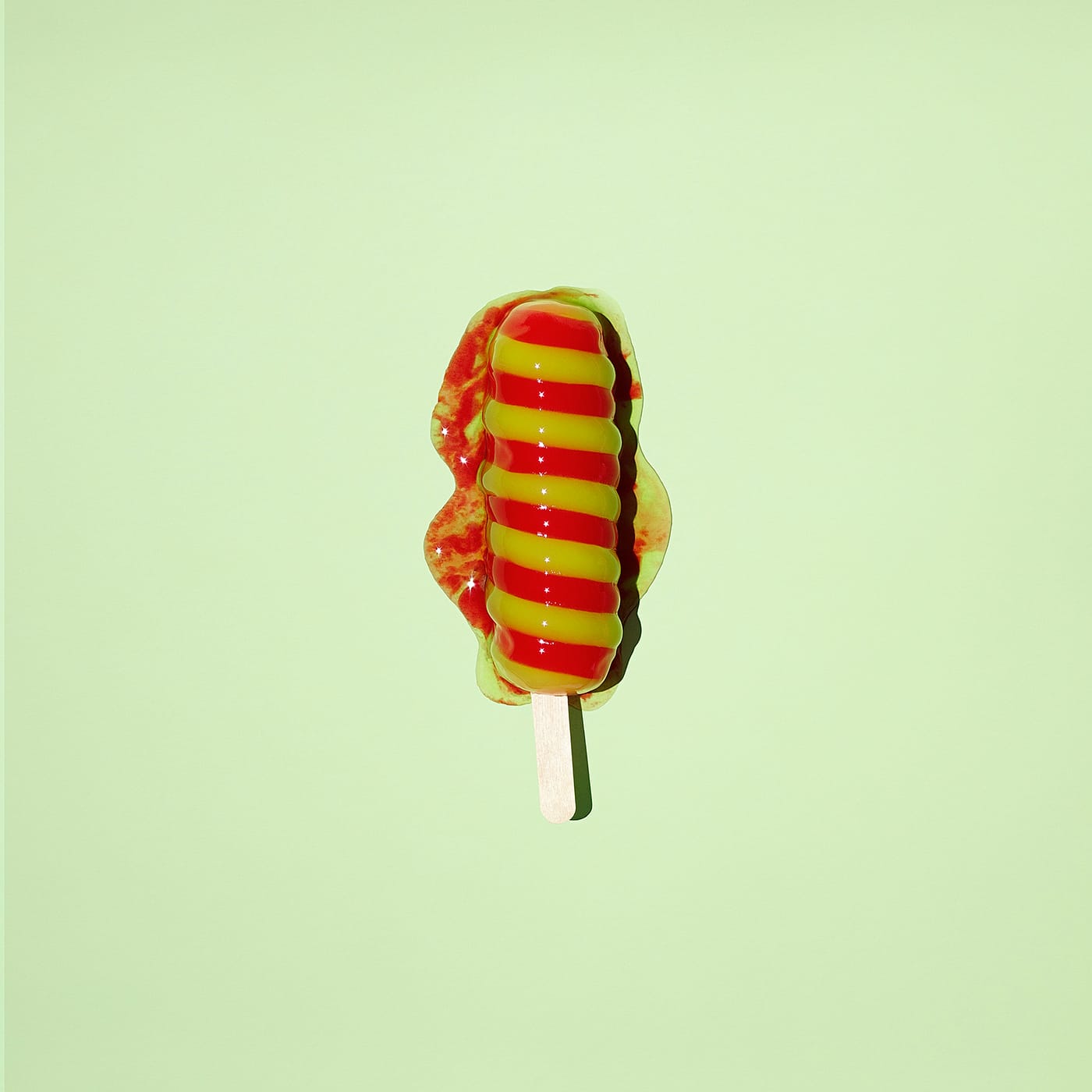 Simone Rosenbauer, "Like Ice in the Sunshine 8" (2014) (courtesy Laurence Miller Gallery)