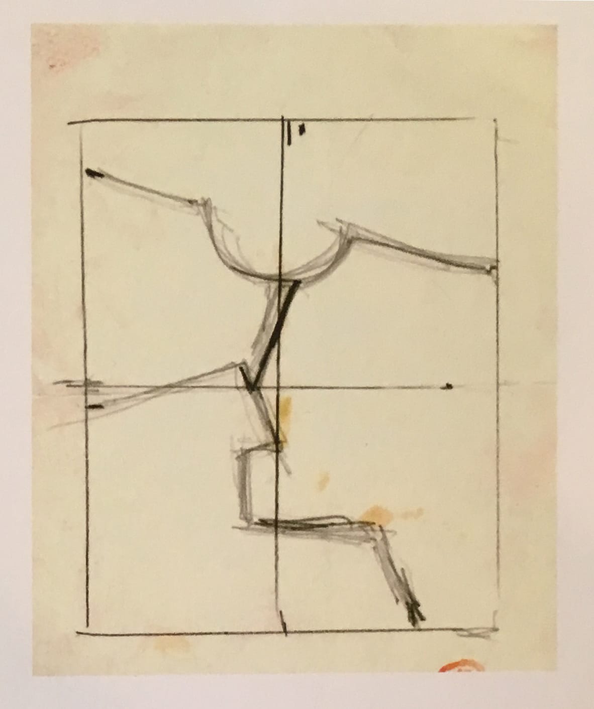 Serge Poliakoff, “Composition Abstraite” (1965) from ‘Serge Poliakoff, My Grandfather ‘ by Marie-Victoire Poliakoff, published by Chêne, 2011. (Photo of the book by the author for Hyperallergic) 