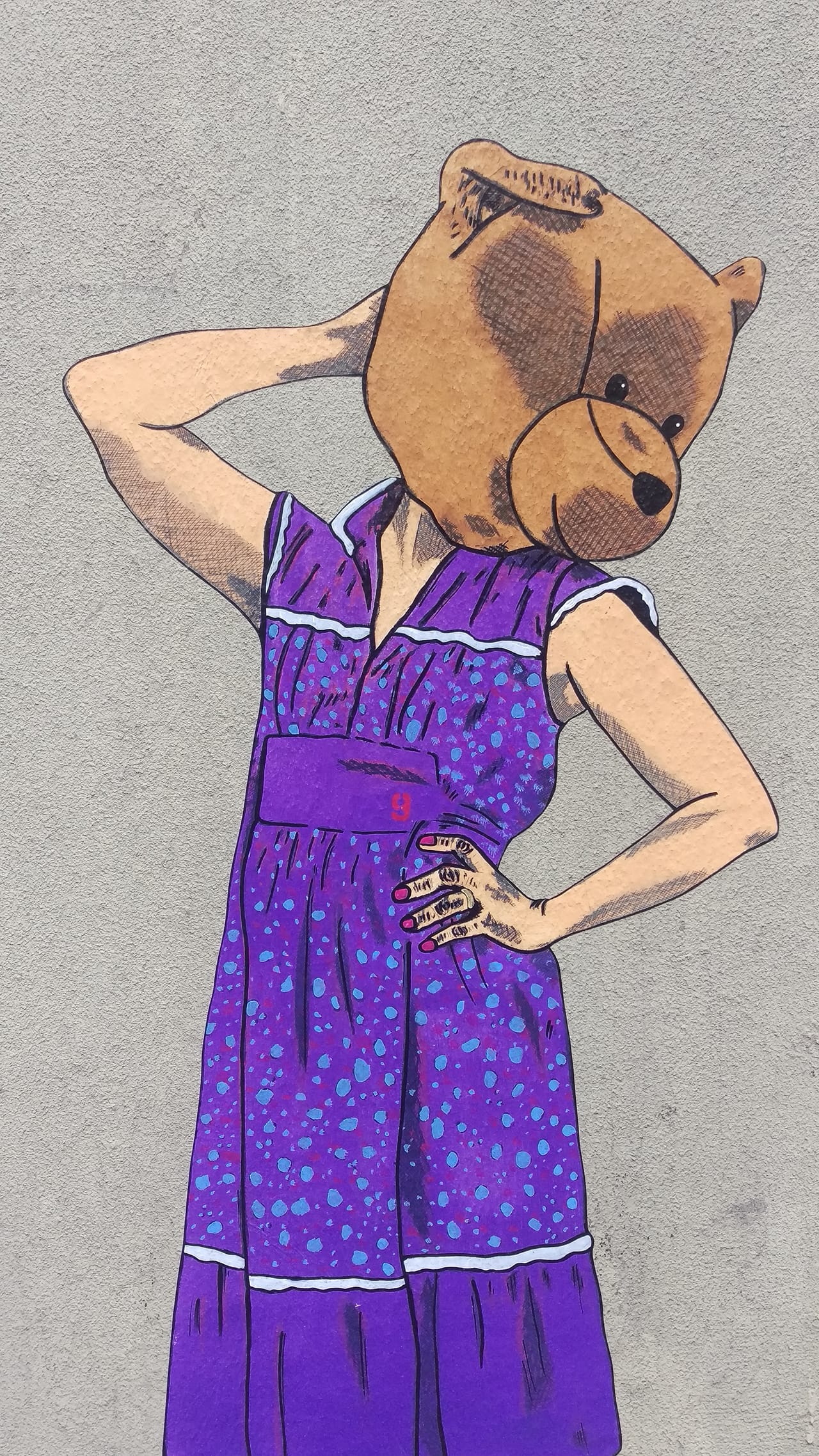 Sean9Lugo's work on the Top to Bottom Project, New York City (photo by Ilana Novick)