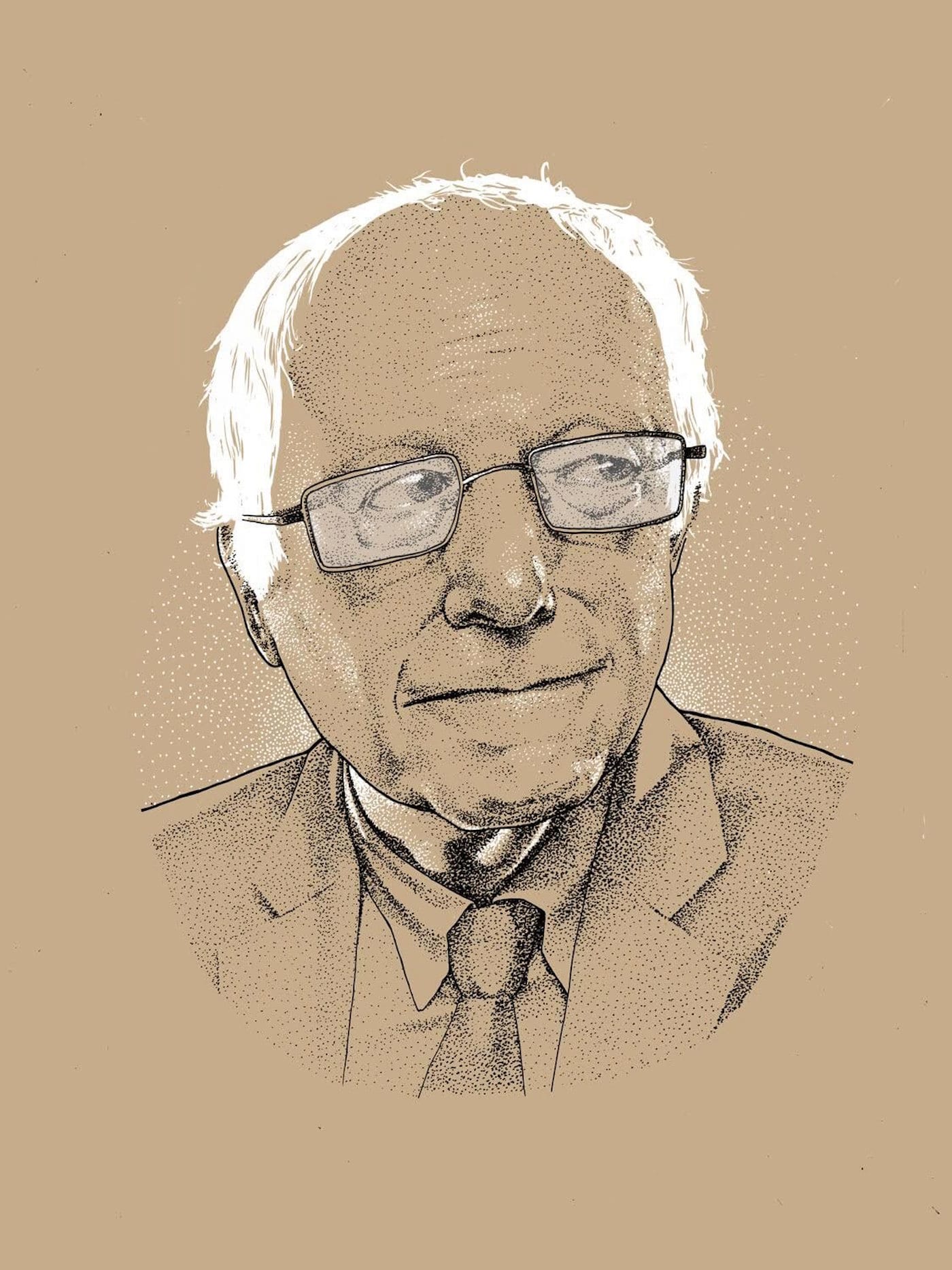 Dave Kloc "Bernie 2016" (2016) (image courtesy of Bernie 2016) 