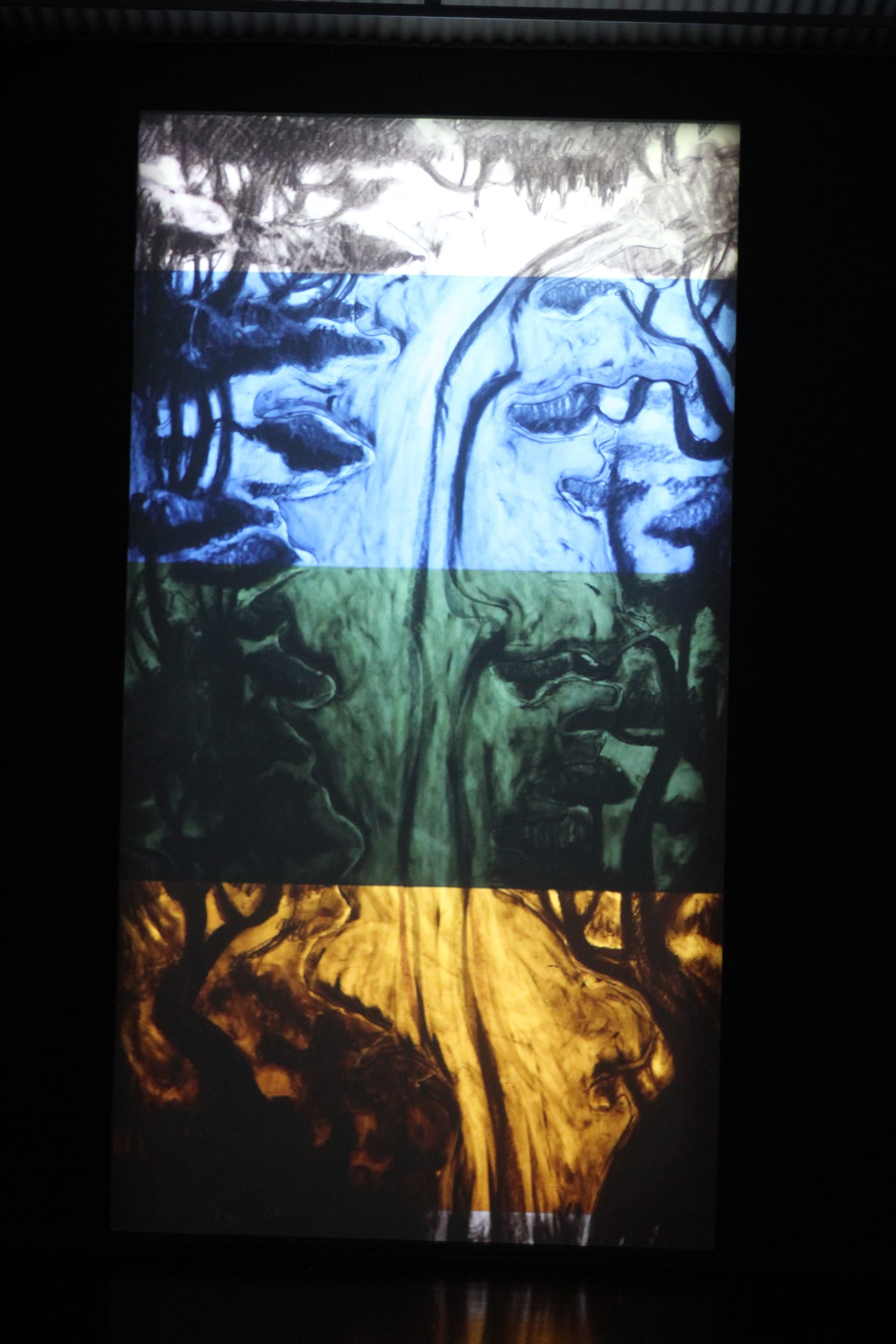 Nathalie Djurberg and Hans Berg, "Waterfall Variation (Choir)" (click to enlarge)