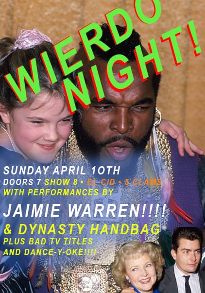 Weirdo Night! (via elcidla.com)