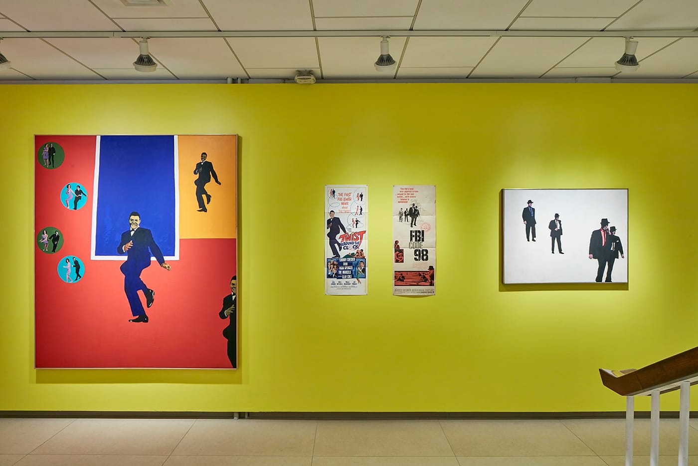 Installation view, 'Rosalyn Drexler: Who Does She Think She Is?' at Rose Art Musuem, Brandeis University (photo by Charles Mayer) (click to enlarge)
