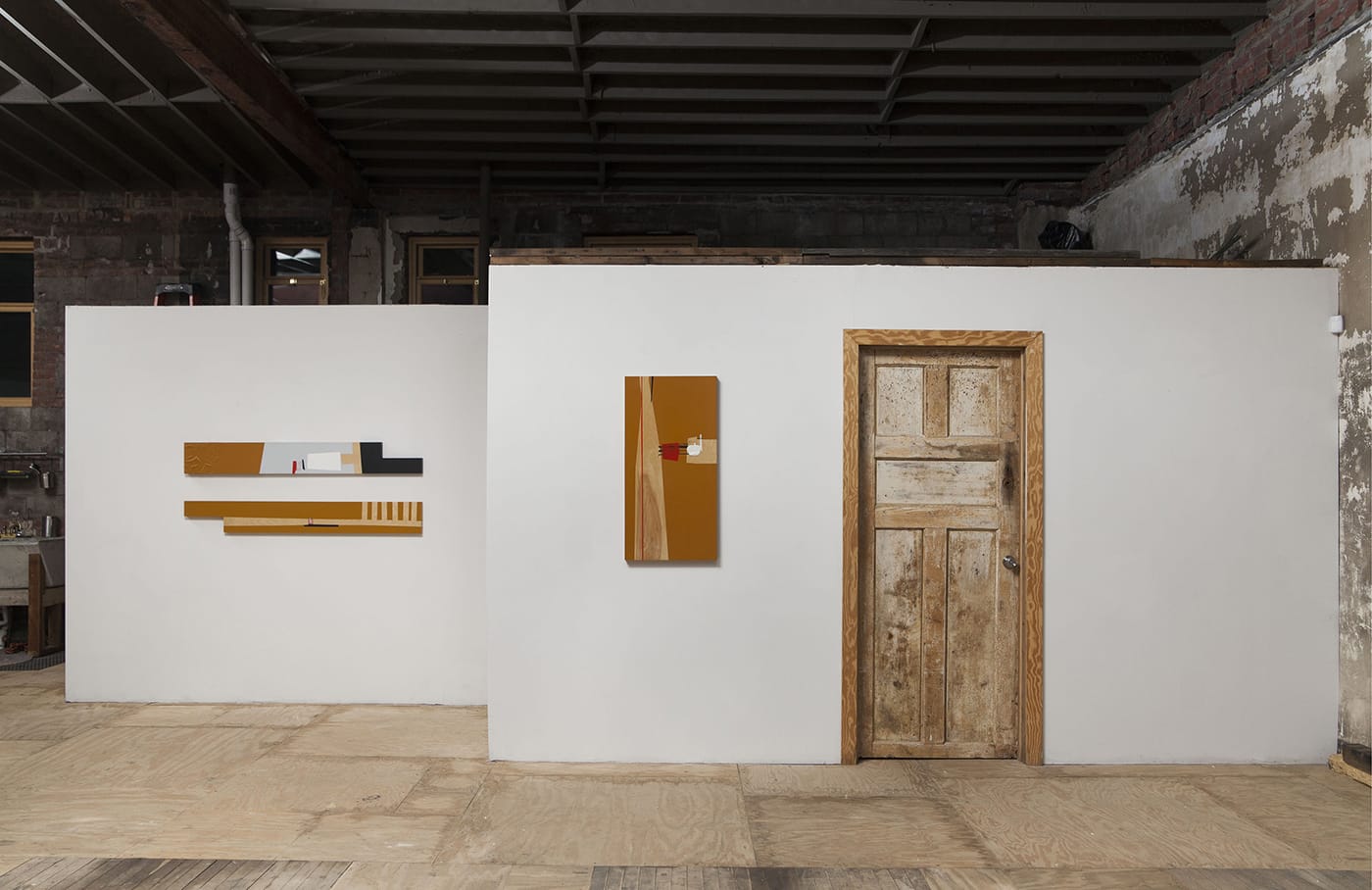 “Calculating with Absence (Primal Awareness)” (2016) installation wall