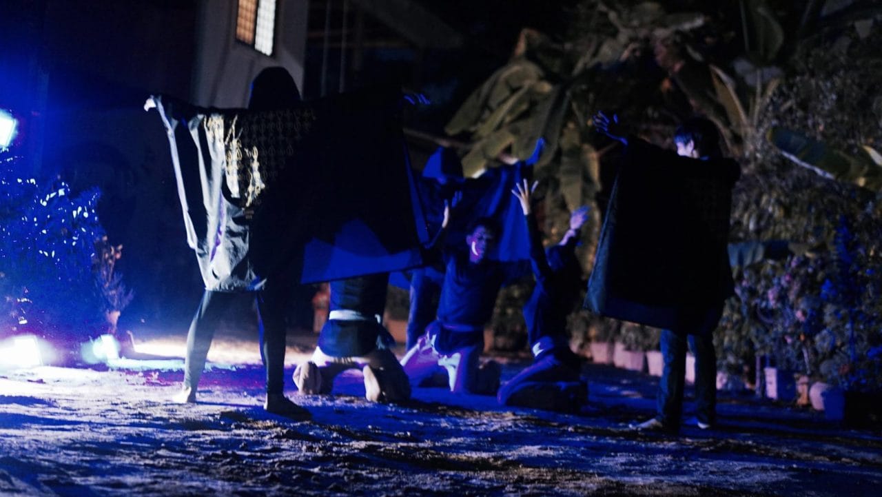 Image of the Rainmaker performance. Image courtesy . 