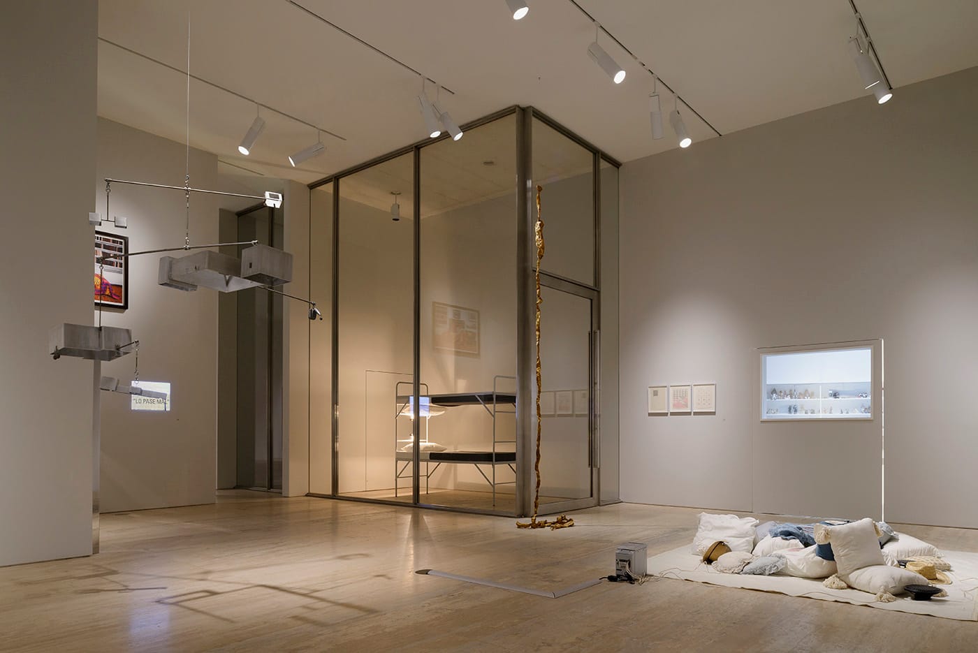 Installation view of 'The Natural Order of Things' at Museo Jumex