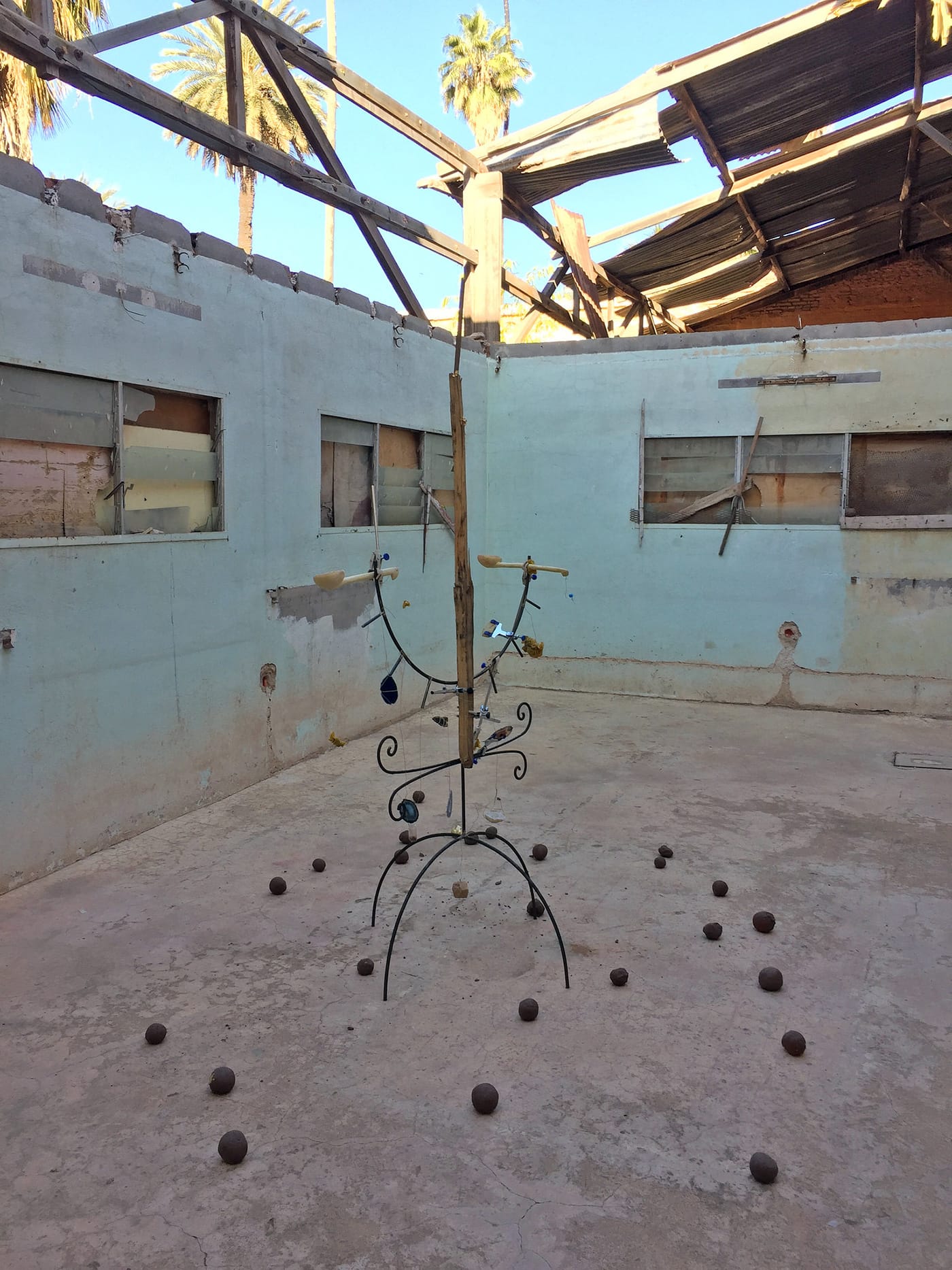 Another aspect of Dineo Seshee Bopape's installation