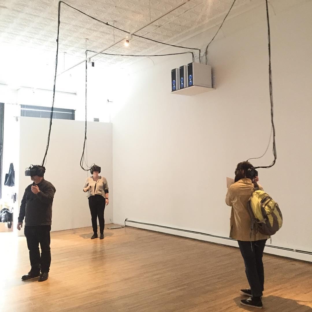 'Space Between the Skies,' installation view