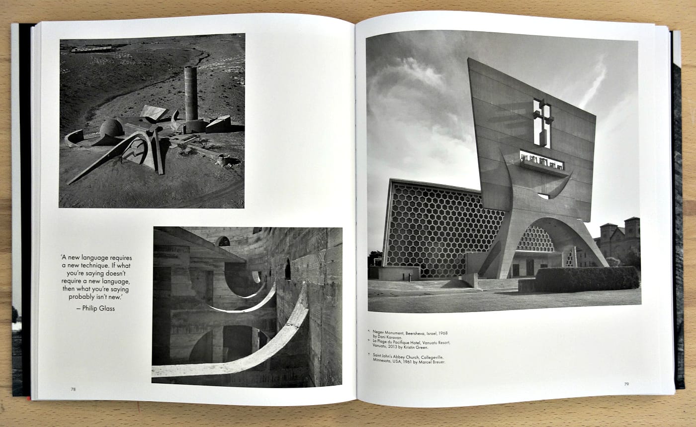 Pages from 'This Brutal World' (photo of the book for Hyperallergic)