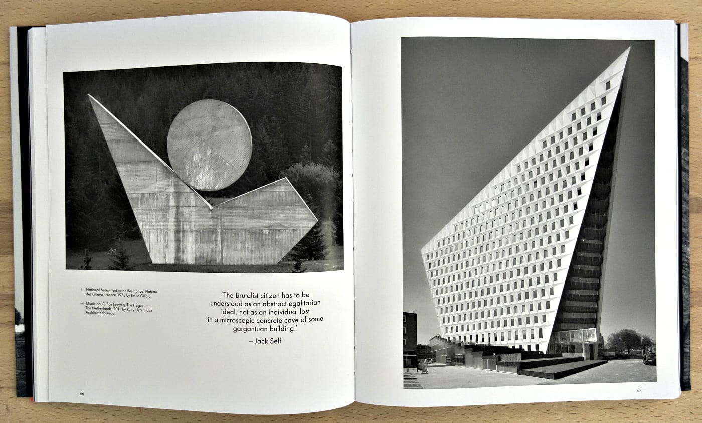 Pages from 'This Brutal World' (photo of the book for Hyperallergic)