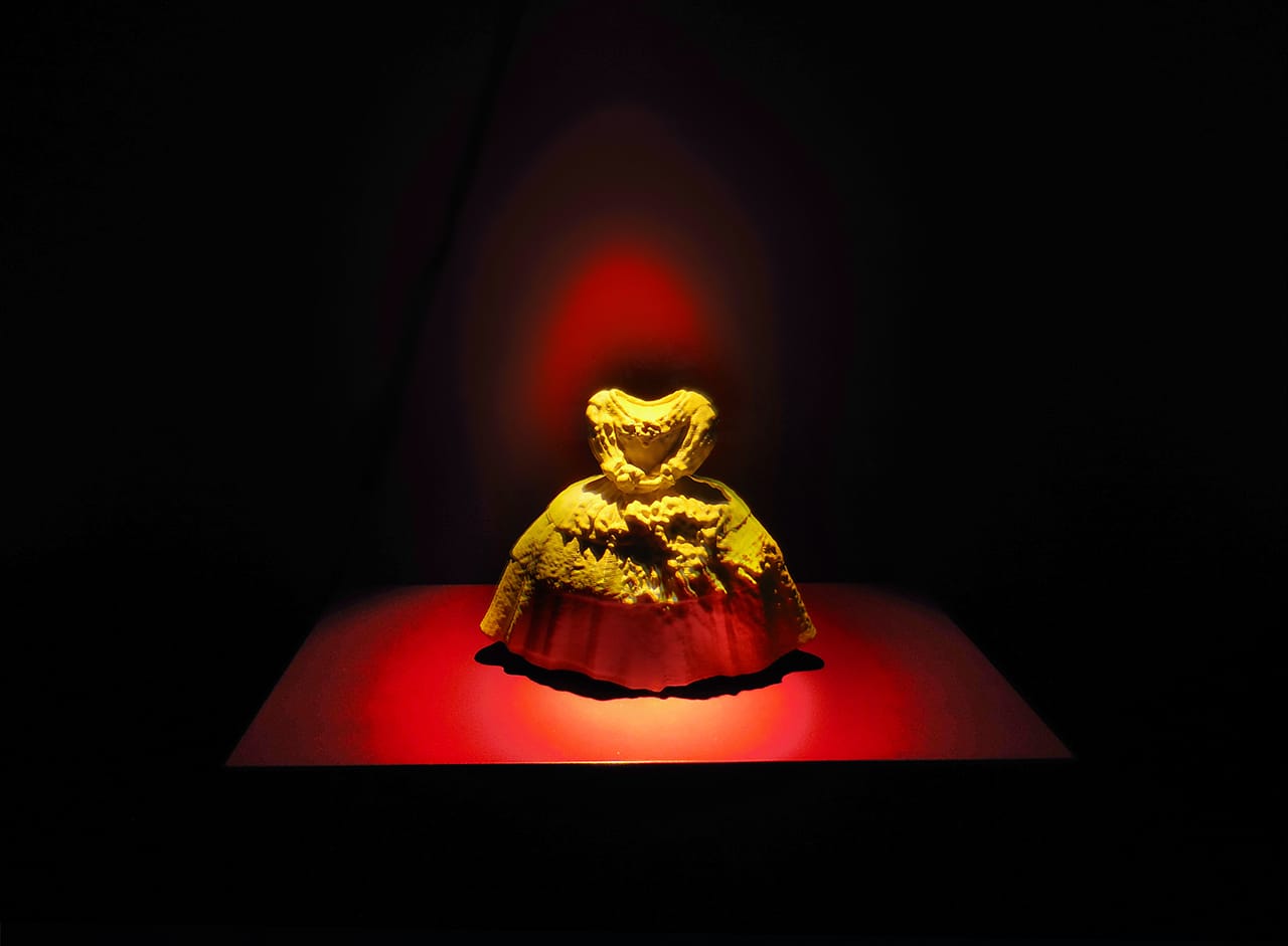 Princess Dress, 2016 (rapid-prototype ABS plastic, 6" high) photo credit: Stephen Spera