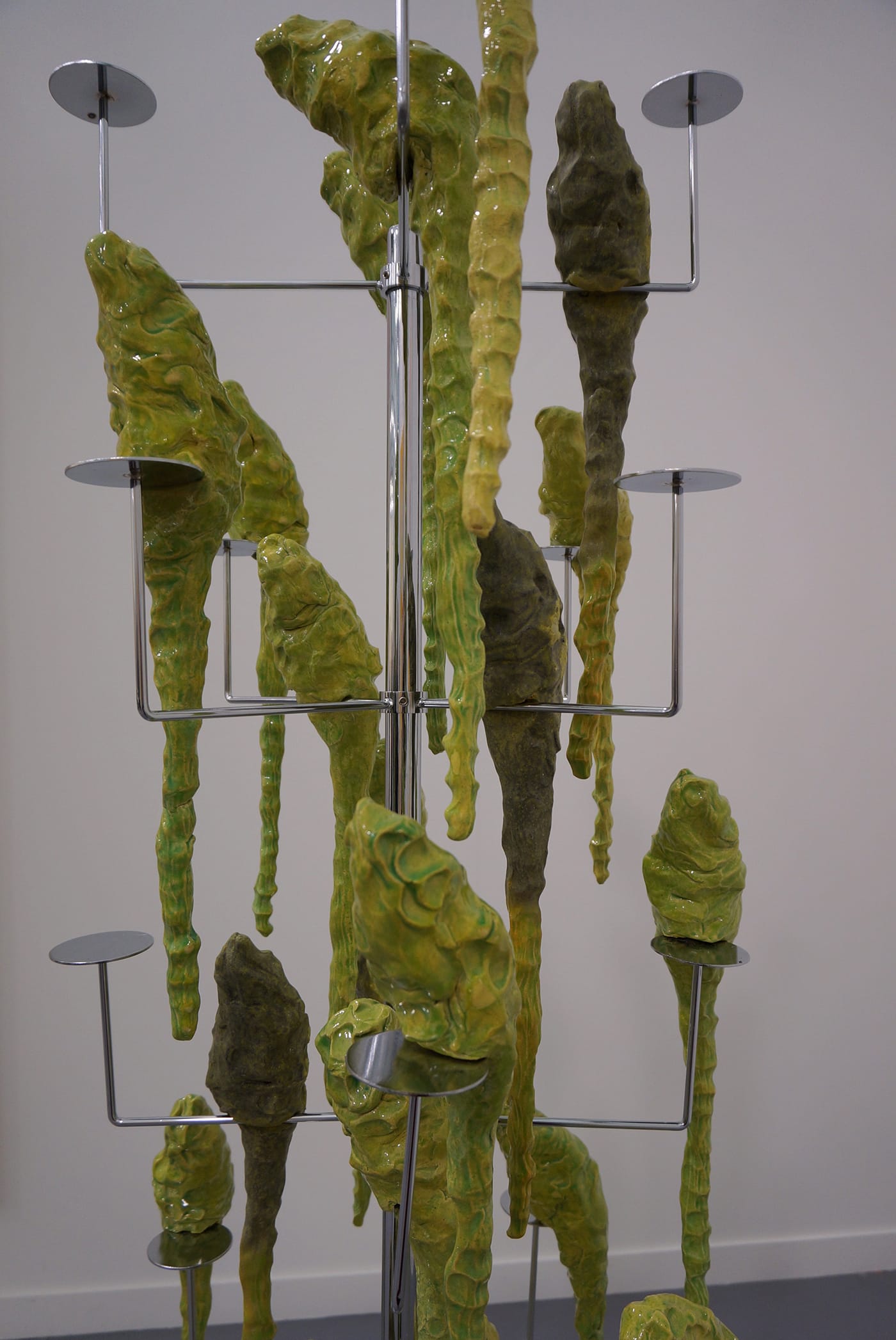 Kathleen Ryan, "Hat Stand" (2016) at Josh Lilley's booth